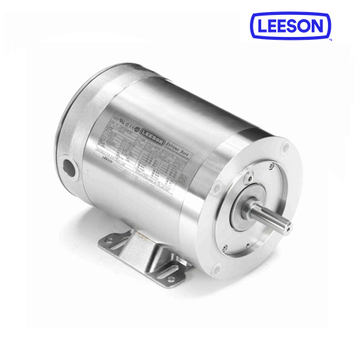 1HP 3600RPM 208-230/460/3/60 TENV 56C STAINLESS STEEL IP69K RIGID BASE