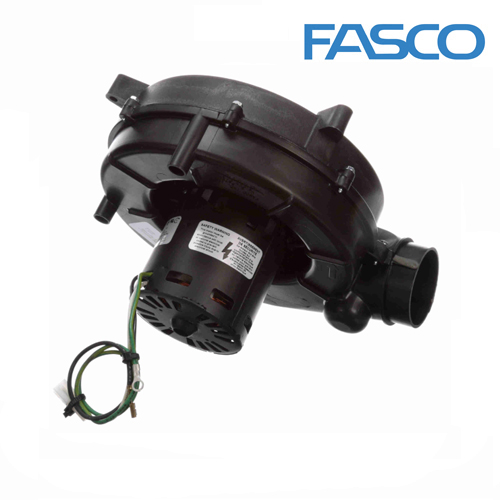702111726.BLOWER.FASCO DRAFT INDUCER.ROUND OUTLET.3400 RPM.115V. OAO. 3,3'' DIAMETER