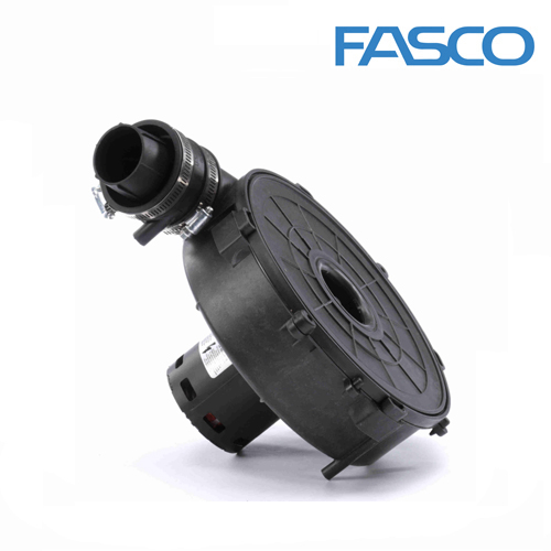702111686.BLOWER.FASCO DRAFT INDUCER.ROUND OUTLET.3400 RPM.115V. OAO. 3,3'' DIAMETER