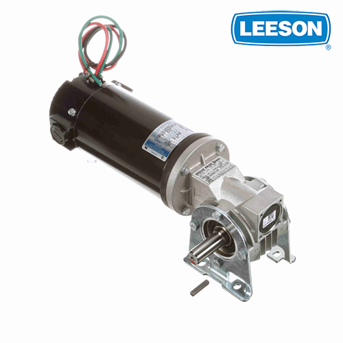 BRAVO SERIES RIGHT ANGLE GEARMOTOR 1/4HP 12VDC 30:1 58RPM 158 IN.LBS O/P TORQUE 24 FLA DC 0.625" SOLID OUTPUT